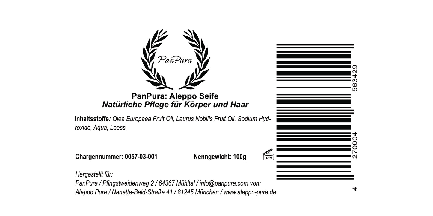 Aleppo Seife (Unparfümiert)